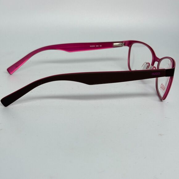 HUGO BOSS HG 0210 Stainless Steel Eyeglasses Frames - Brown Pink‎ H15601